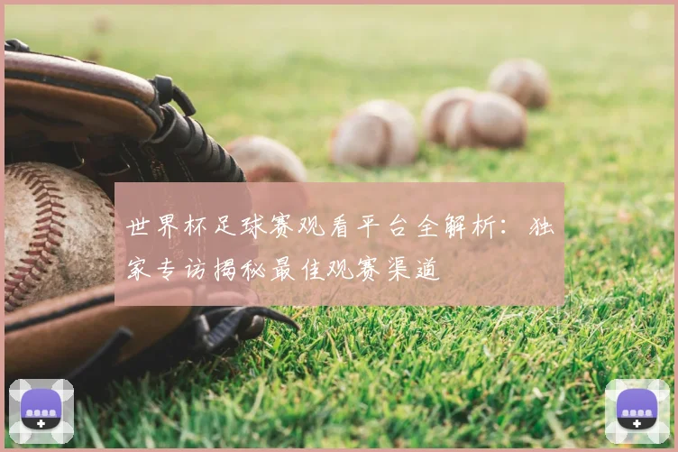 世界杯足球赛观看平台全解析：独家专访揭秘最佳观赛渠道